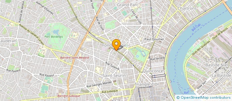 localisation de l'entreprise MADAME CAROLE DUPUIS à BORDEAUX
