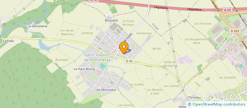 localisation de l'entreprise MADAME CAROLE DUPUIS  SAINT-SULPICE-DE-POMMERAY