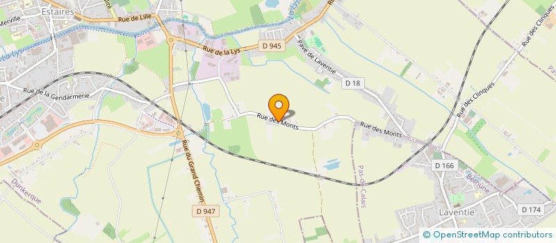 localisation de l'entreprise MADAME CAROLE DUPUY  LA GORGUE