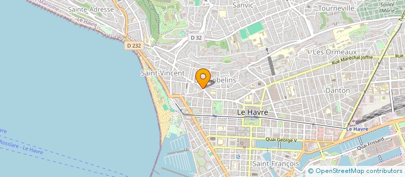 localisation de l'entreprise MADAME CAROLE DURVILLE  LE HAVRE