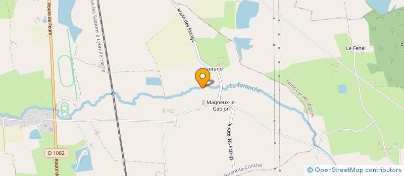 localisation de l'entreprise MADAME CAROLE DUTEL  SAINT-LAURENT-LA-CONCHE