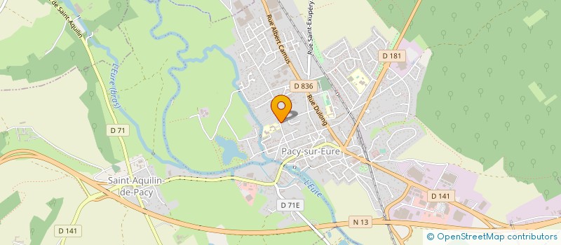 localisation de l'entreprise MADAME CAROLE DUTHEIL  PACY-SUR-EURE