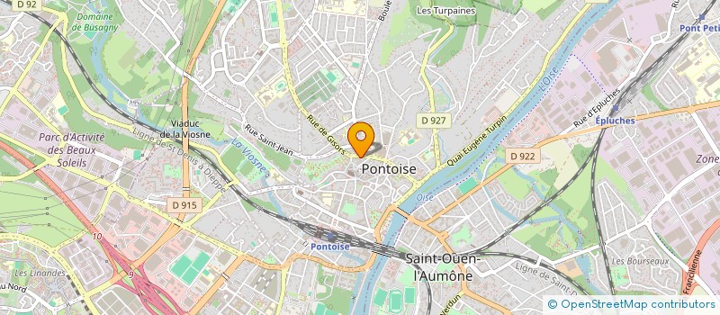 localisation de l'entreprise MADAME CAROLE DUTHEUIL  PONTOISE