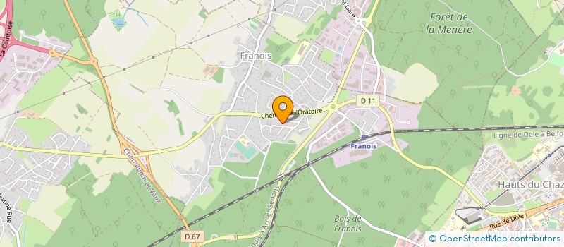 localisation de l'entreprise MADAME CAROLE DUVAL  FRANOIS