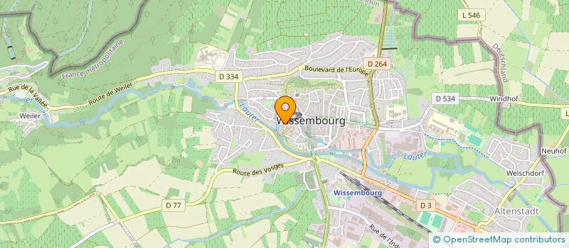 localisation de l'entreprise MADAME CAROLE EBERHARDT à WISSEMBOURG