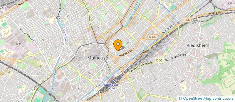 localisation de l'entreprise MADAME CAROLE ECOFFET  MULHOUSE