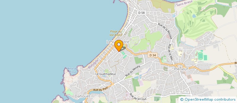 localisation de l'entreprise MADAME CAROLE EECKMAN  PLENEUF-VAL-ANDRE