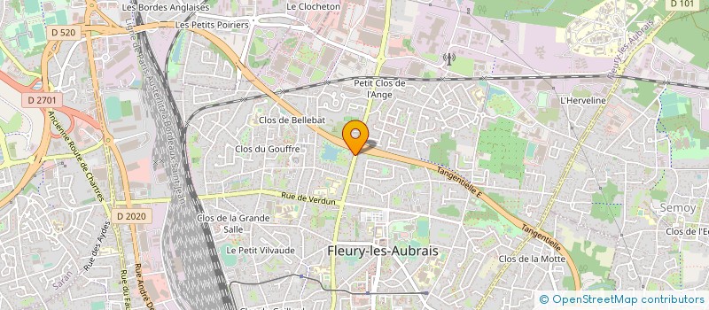 localisation de l'entreprise MADAME CAROLE EHINIBA MAGRE à FLEURY-LES-AUBRAIS