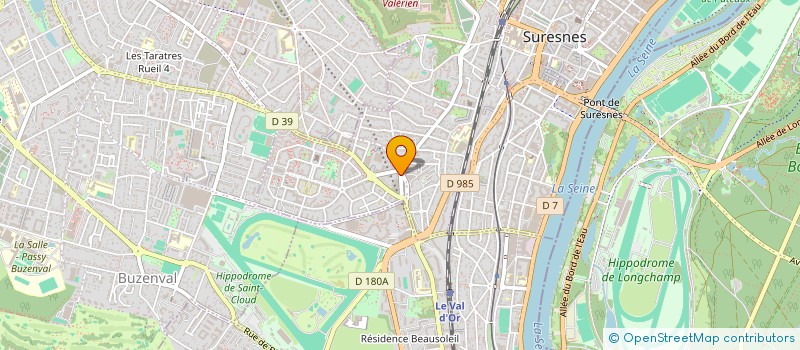 localisation de l'entreprise MADAME CAROLE ELINZE à SURESNES