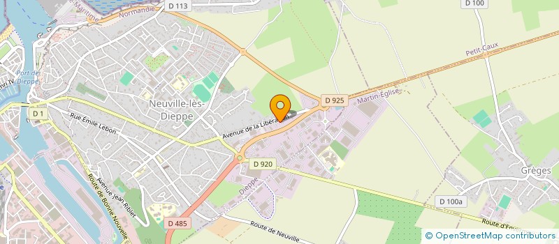 localisation de l'entreprise MADAME CAROLE ETIEMBLE FERMENT  DIEPPE