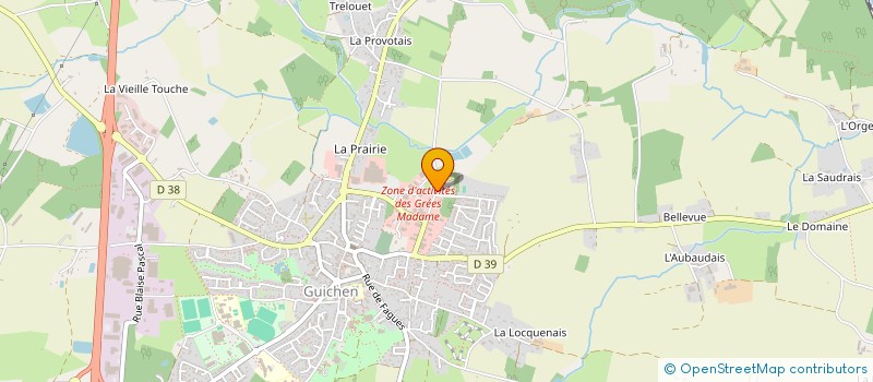 localisation de l'entreprise MADAME CAROLE ETIENNE  GUICHEN