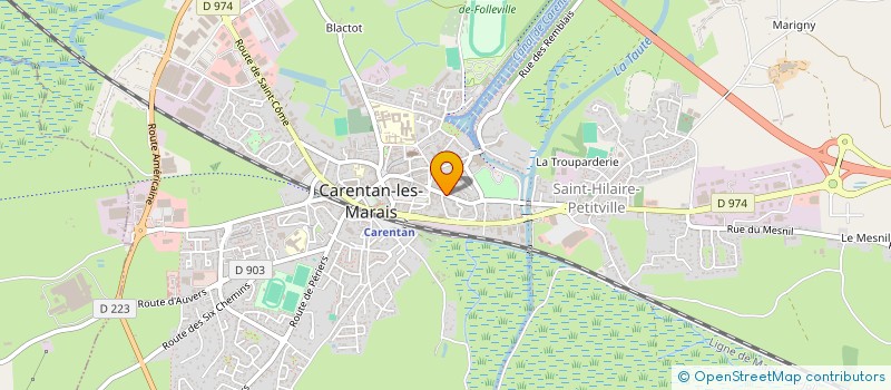 localisation de l'entreprise MADAME CAROLE EUSTACHE à CARENTAN-LES-MARAIS