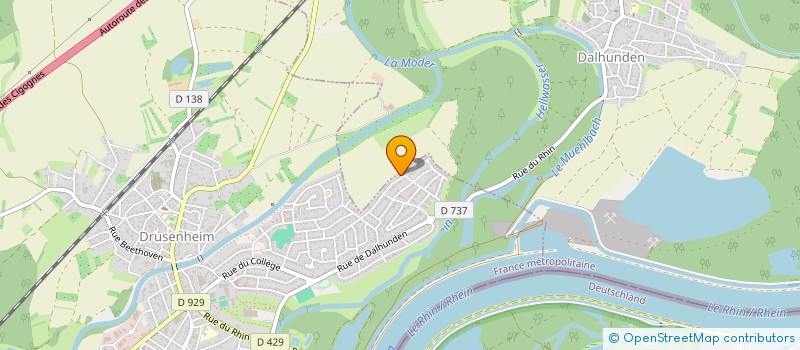 localisation de l'entreprise MADAME CAROLE EVELOY  DRUSENHEIM