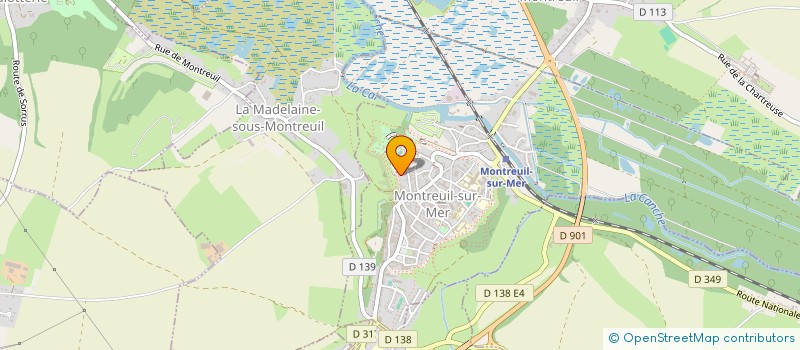 localisation de l'entreprise MADAME CAROLE FACQ  MONTREUIL-SUR-MER