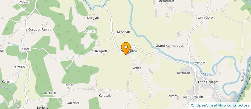 localisation de l'entreprise MADAME CAROLE FAM-MENTH  PLUMELIAU-BIEUZY