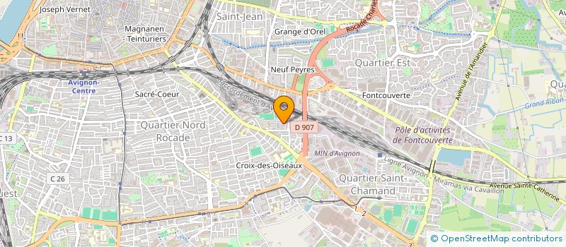 localisation de l'entreprise MADAME CAROLE FANJON  AVIGNON