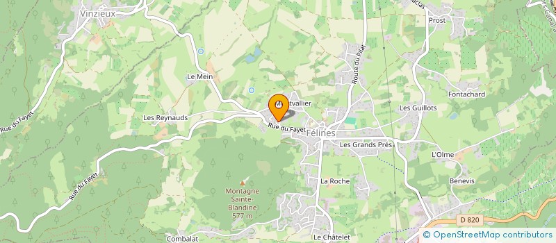 localisation de l'entreprise MADAME CAROLE FANTONI  FELINES