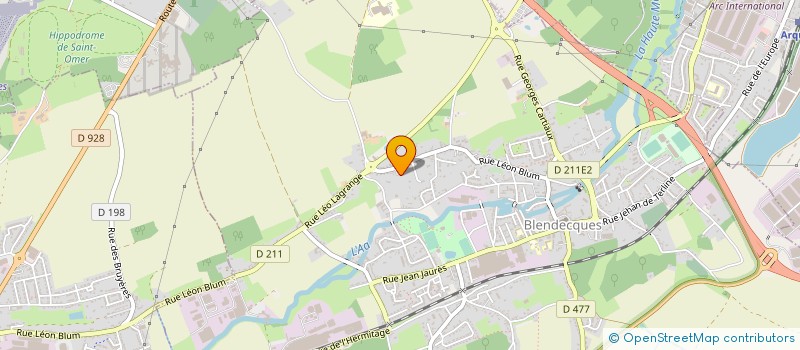 localisation de l'entreprise MADAME CAROLE FARDOUX  BLENDECQUES