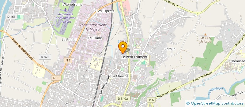 localisation de l'entreprise MADAME CAROLE FARION  MONTELIMAR