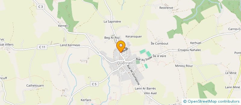 localisation de l'entreprise MADAME CAROLE FARKAS  QUERRIEN