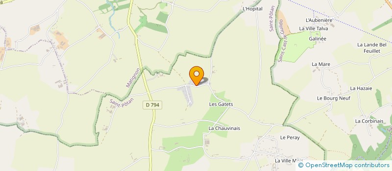 localisation de l'entreprise MADAME CAROLE FAURE  SAINT-POTAN