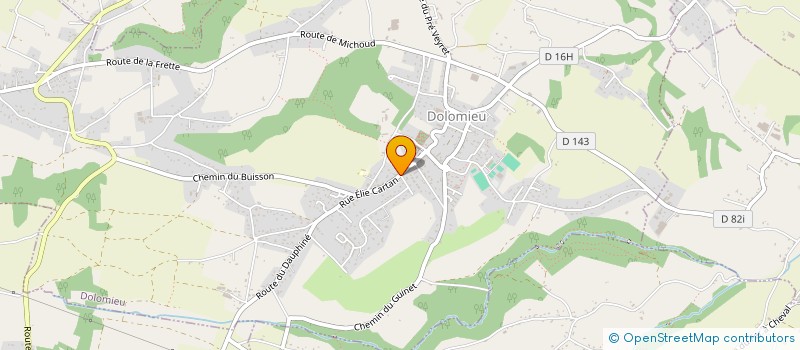 localisation de l'entreprise MADAME CAROLE FAUX  DOLOMIEU