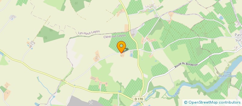 localisation de l'entreprise MADAME CAROLE FEARN  CLERE-SUR-LAYON