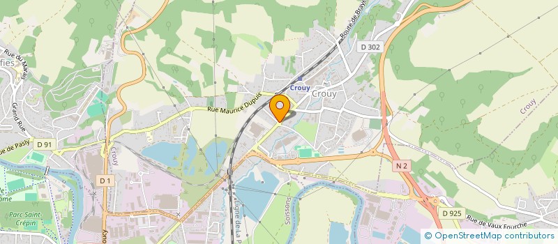 localisation de l'entreprise MADAME CAROLE FERESINI  CROUY