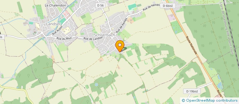 localisation de l'entreprise MADAME CAROLE FERFLAMM  SCHLIERBACH