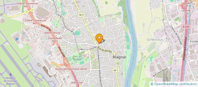 localisation de l'entreprise MADAME CAROLE FERLET  BLAGNAC