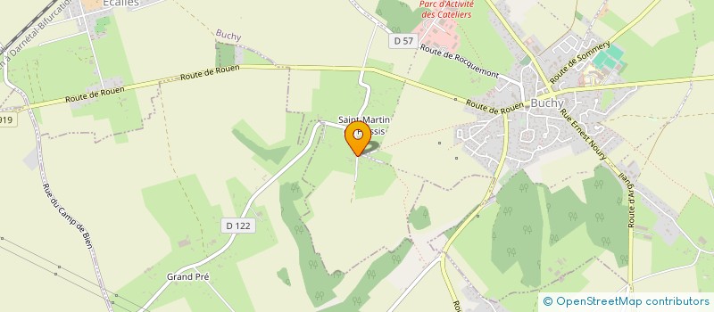 localisation de l'entreprise MADAME CAROLE FESSARD  BUCHY