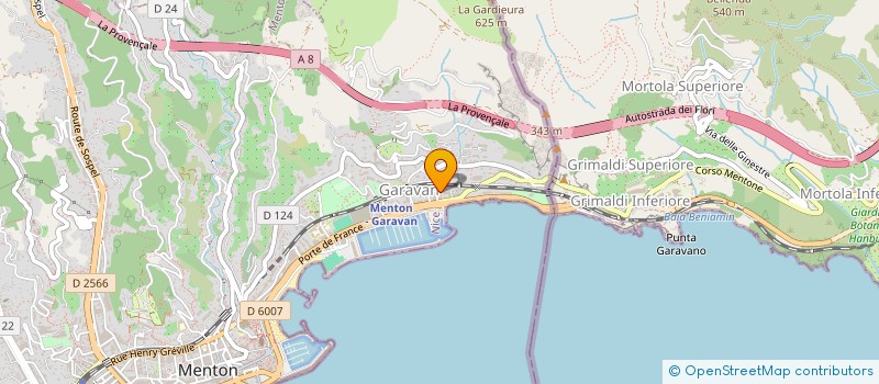 localisation de l'entreprise MADAME CAROLE FEVRE  MENTON