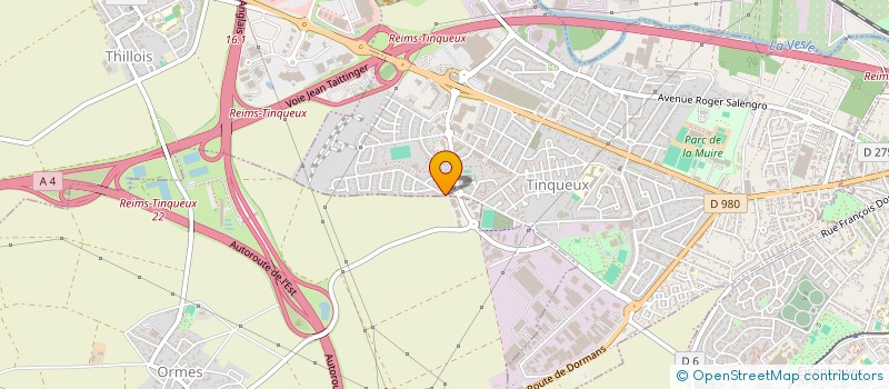 localisation de l'entreprise MADAME CAROLE FEVRIER  TINQUEUX