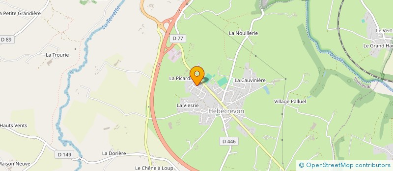 localisation de l'entreprise MADAME CAROLE FICHET  THEREVAL