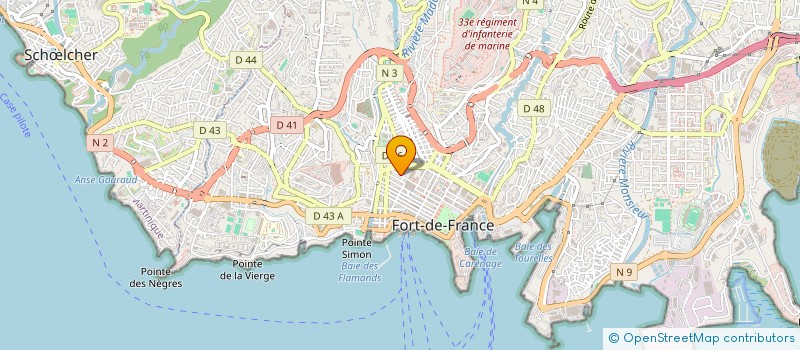 localisation de l'entreprise MADAME CAROLE FIDANZA  FORT-DE-FRANCE