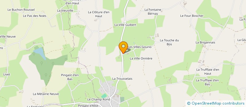 localisation de l'entreprise MADAME CAROLE FLAJOLET à LE MENE