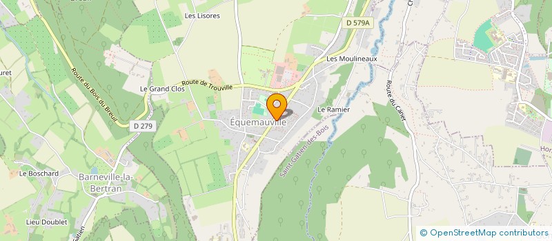 localisation de l'entreprise MADAME CAROLE FLAVIGNY  EQUEMAUVILLE