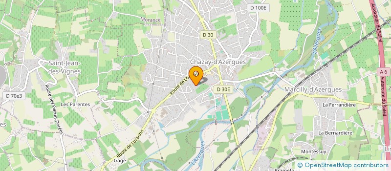 localisation de l'entreprise MADAME CAROLE FOMBONNE à CHAZAY-D'AZERGUES