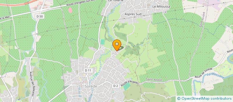 localisation de l'entreprise MADAME CAROLE FONTANA  SOREDE