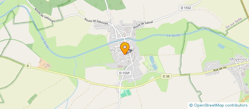 localisation de l'entreprise MADAME CAROLE FOURNIER à VIC-SUR-SEILLE
