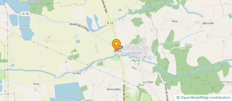 localisation de l'entreprise MADAME CAROLE FRANCE  VALEILLE