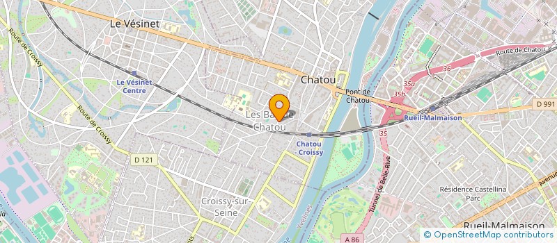 localisation de l'entreprise MADAME CAROLE FRANCO  CHATOU