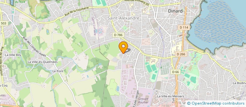 localisation de l'entreprise MADAME CAROLE FRANS à DINARD