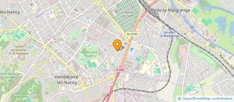 localisation de l'entreprise MADAME CAROLE FRELEZAUX  VANDUVRE-LES-NANCY