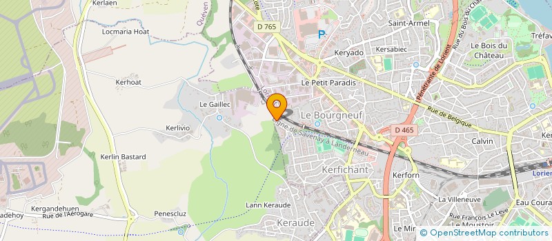 localisation de l'entreprise MADAME CAROLE FRESNAIS  LORIENT