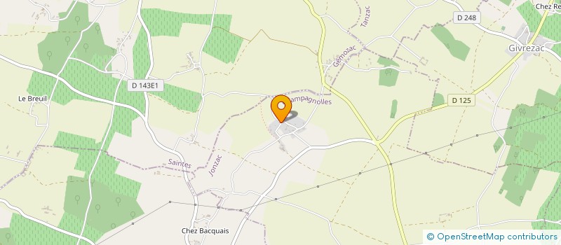 localisation de l'entreprise MADAME CAROLE FROMENTIN  CHAMPAGNOLLES