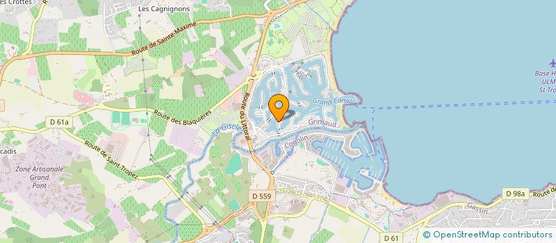 localisation de l'entreprise MADAME CAROLE FRONT  GRIMAUD