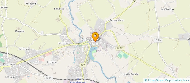 localisation de l'entreprise MADAME CAROLE GABORY  CHATELAUDREN-PLOUAGAT