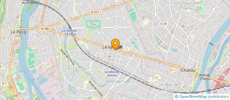 localisation de l'entreprise MADAME CAROLE GAERTNER  LE VESINET