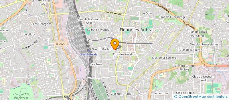 localisation de l'entreprise MADAME CAROLE GARCIA à FLEURY-LES-AUBRAIS
